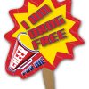 Cheer For Me, I Am Drug Free Hand Fan DPM 2022 Hand Fan
