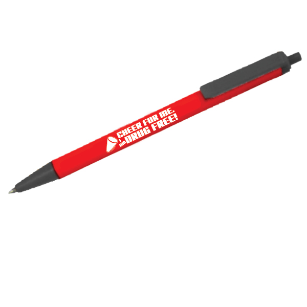 DPM 2022-clickpen-WEB Cheer For Me, I Am Drug Free Click Pen