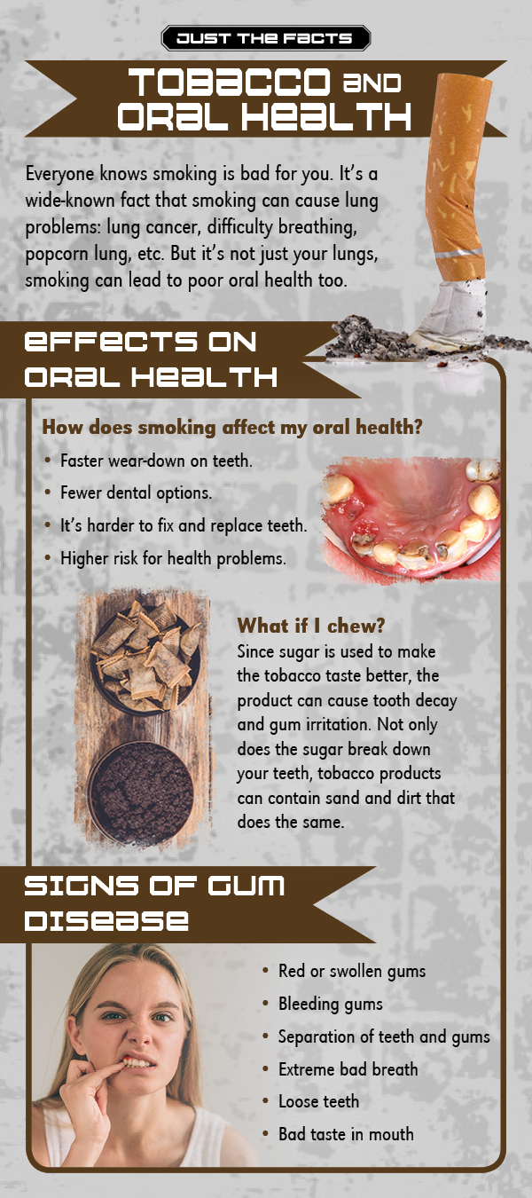 90 - Tobacco Oral Health-front Tobacco & Oral Health Retractable Banner, Pamphlet & Rack Card Package - Image 4