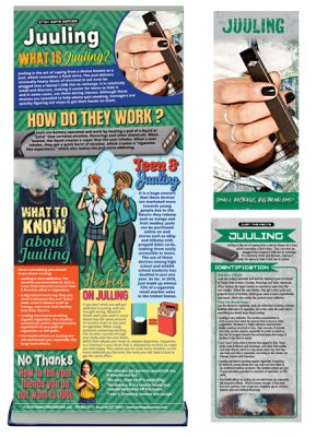 Juuling Retractable Banner, Pamphlet & Rack Card Package