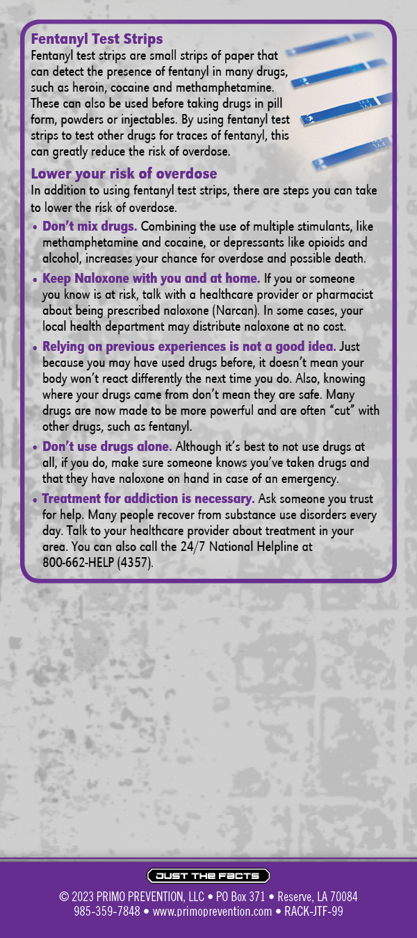 RACK-JTF-99 Narcan-back Naloxone (Narcan) Retractable Banner, Slide Guide & Rack Card Package - Image 4