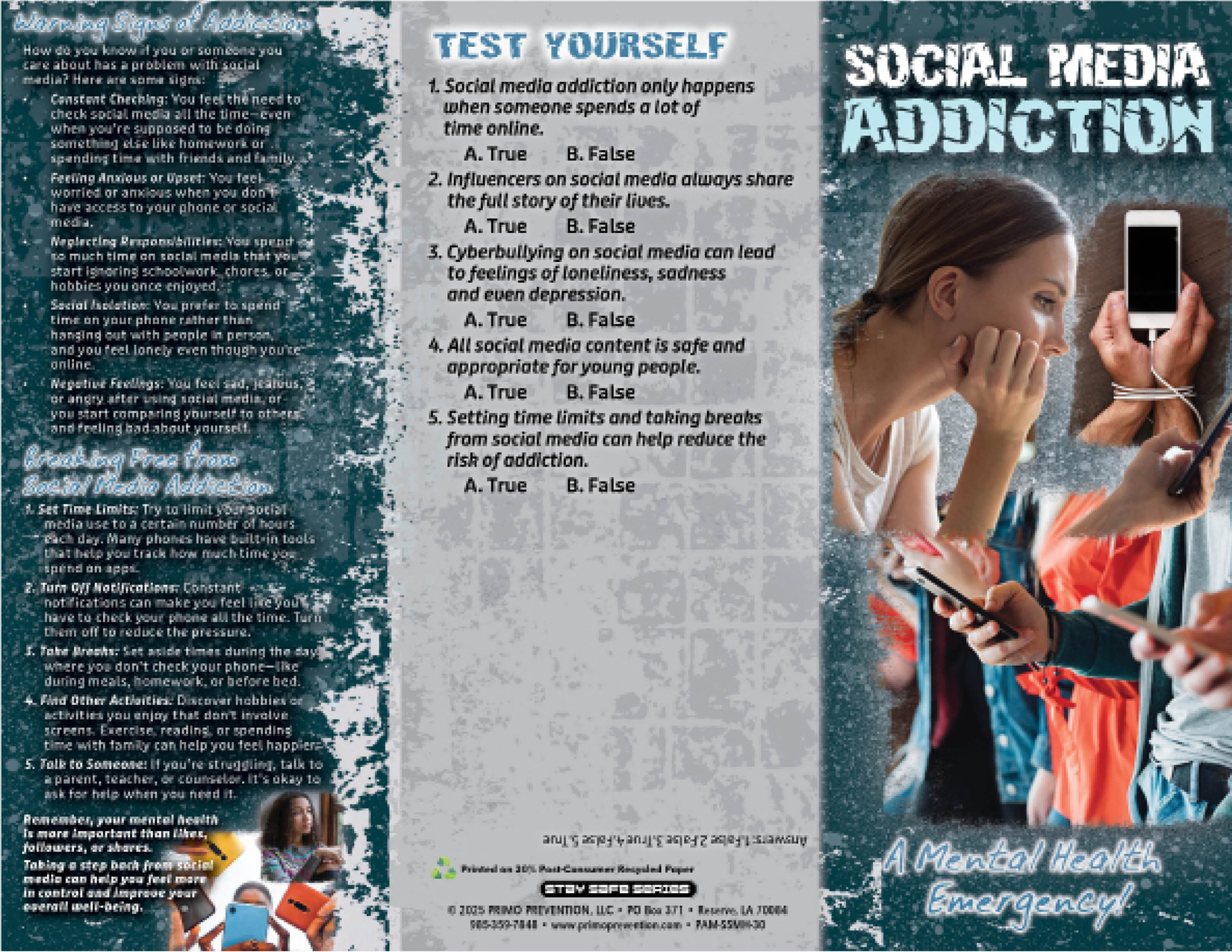 PAM-SSMH 30 outside Social Media Addiction: A Mental Health Emergency Pamphlet - Image 3