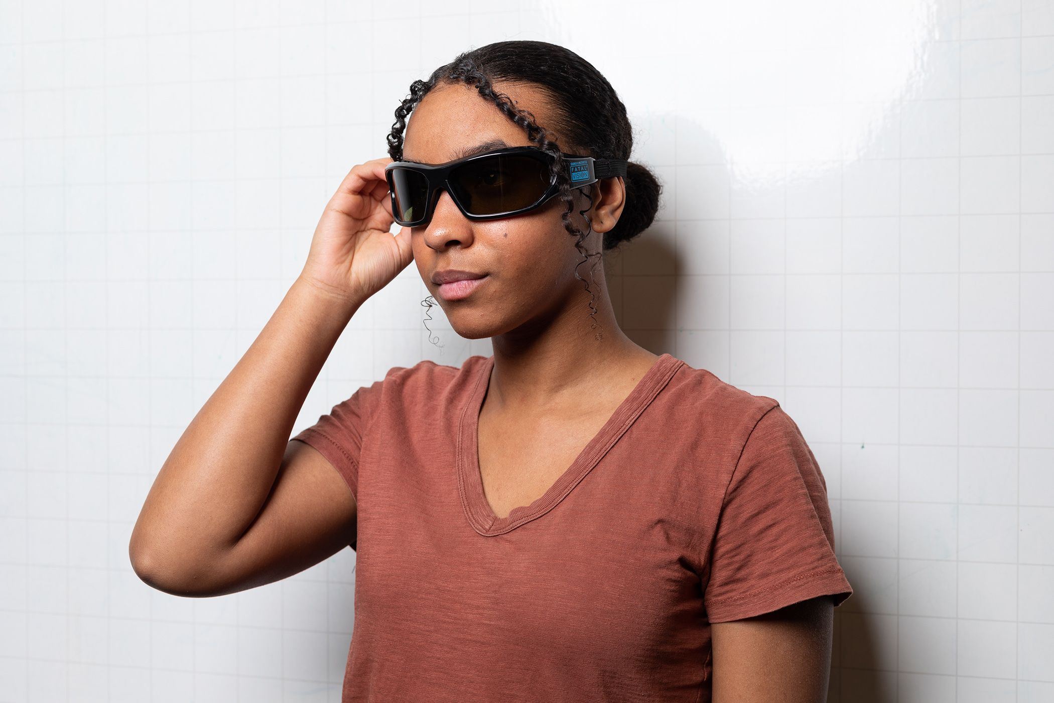 Girl w-Glasses on Drowsy & Distracted Driving Fatal Vision Program Small Kit - Image 3