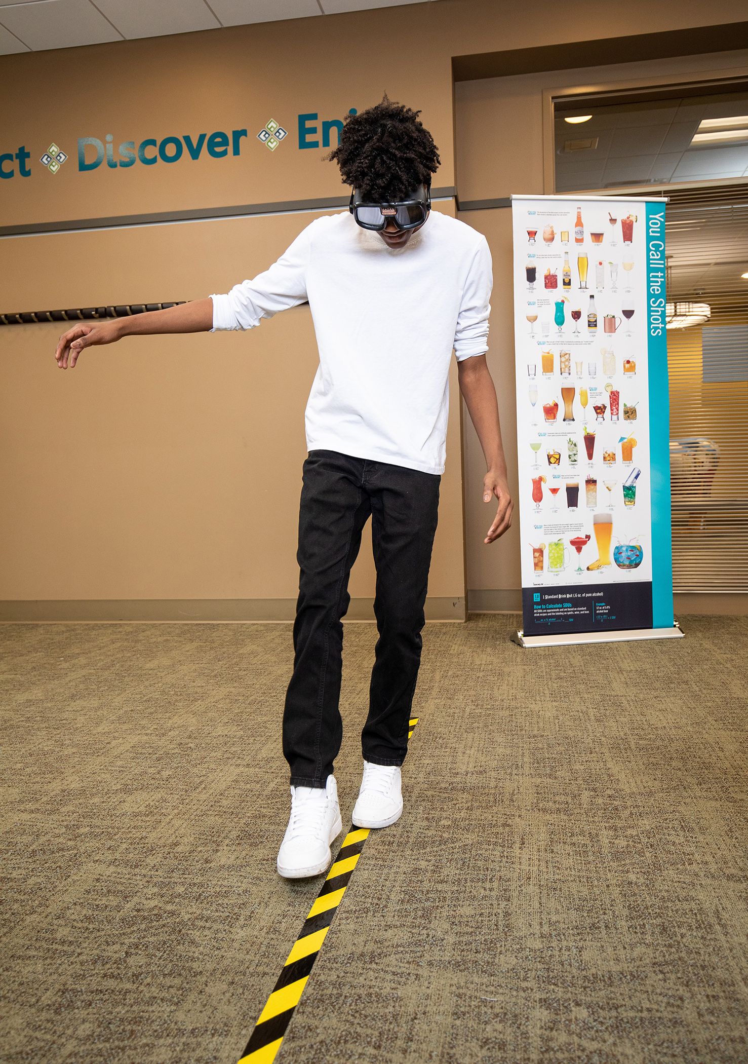 Guy Walking Line Alcohol Fatal Vision Program Small Kit - Image 5