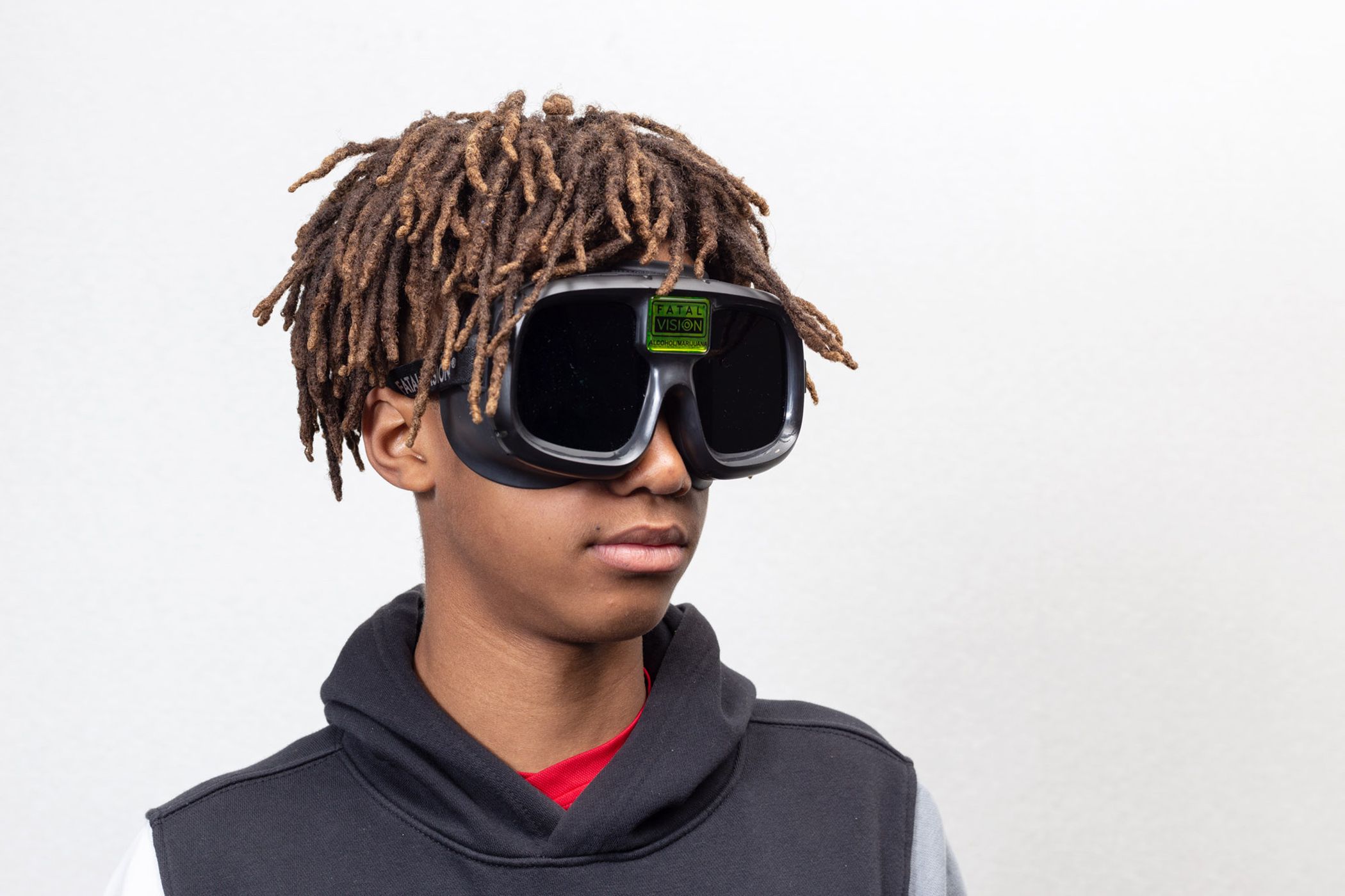 Boy with Goggles On Polydrug (Alcohol & THC) Fatal Vision Event Large Kit - Image 3