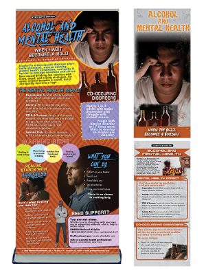 Alcohol & Mental Health Retractable Banner Package