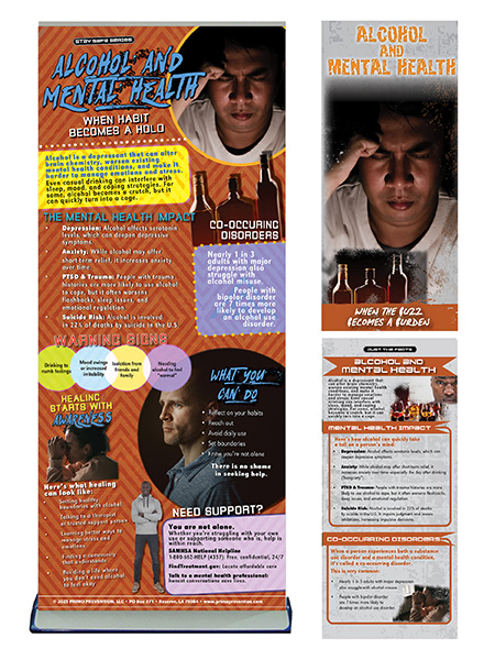 Alcohol and Mental Health PACKAGE Web File Alcohol & Mental Health Retractable Banner Package