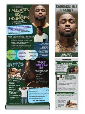 Cannabis Use Disorder Retractable Banner Package