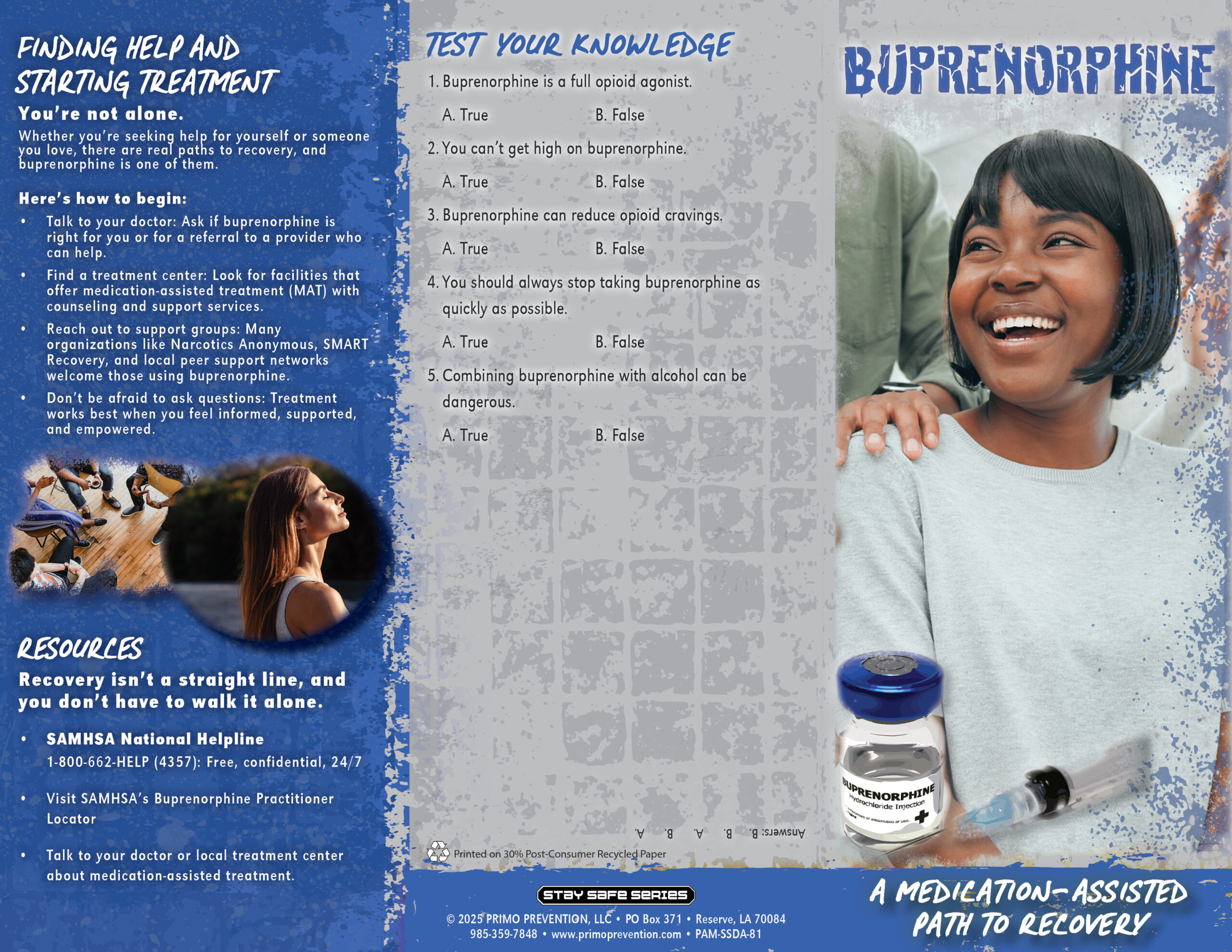 PAM-SSDA-81 Buprenorphine Buprenorphine Pamphlet - Image 3