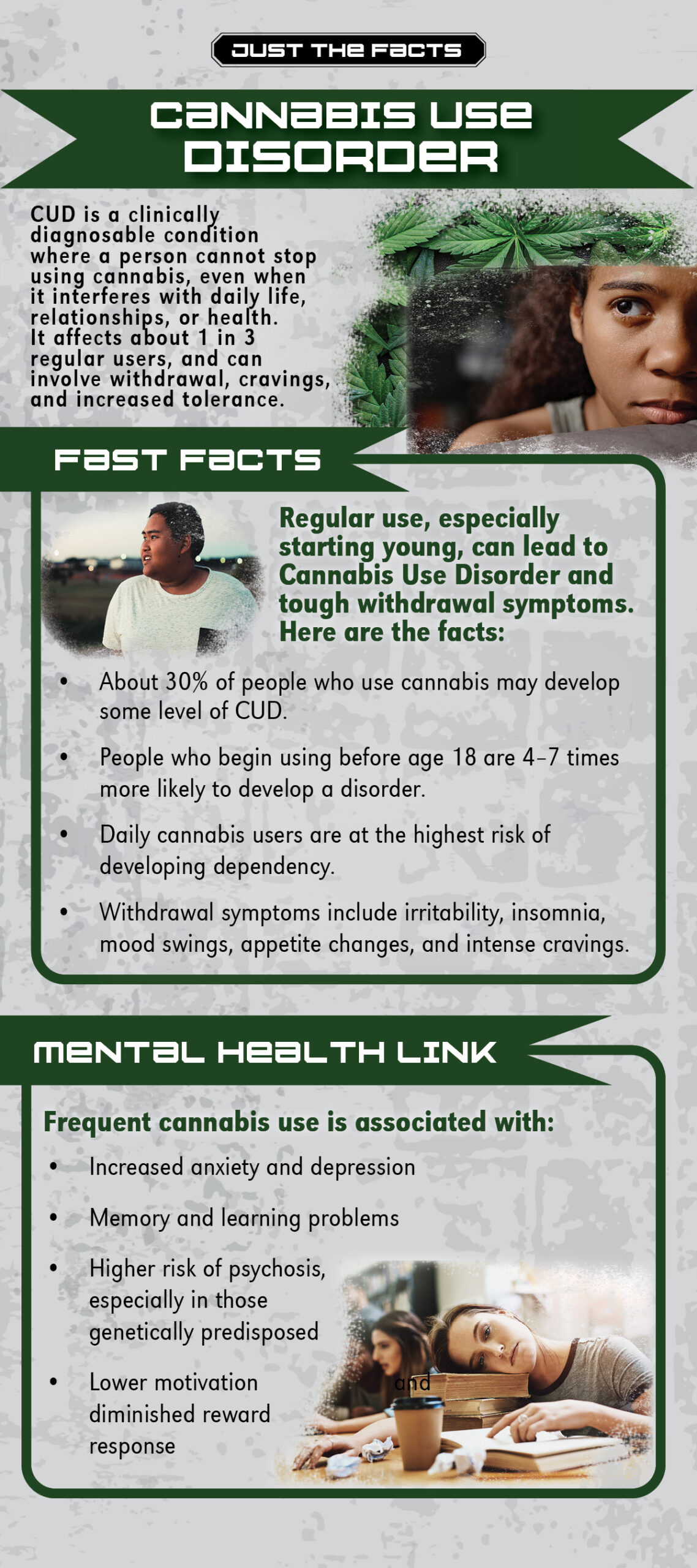 RACK-JTF-105 Cannabis Use Disorder WEB Cannabis Use Disorder Retractable Banner Package - Image 3