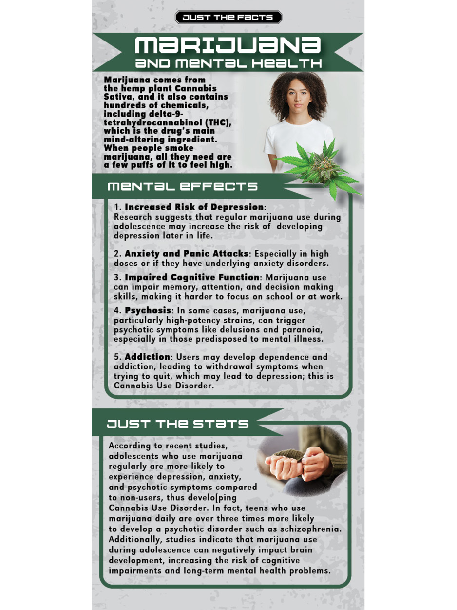 RACK-JTF-109 Marijuana and Mental Health WEB COVER Just the Facts Rack Card: Marijuana & Mental Health