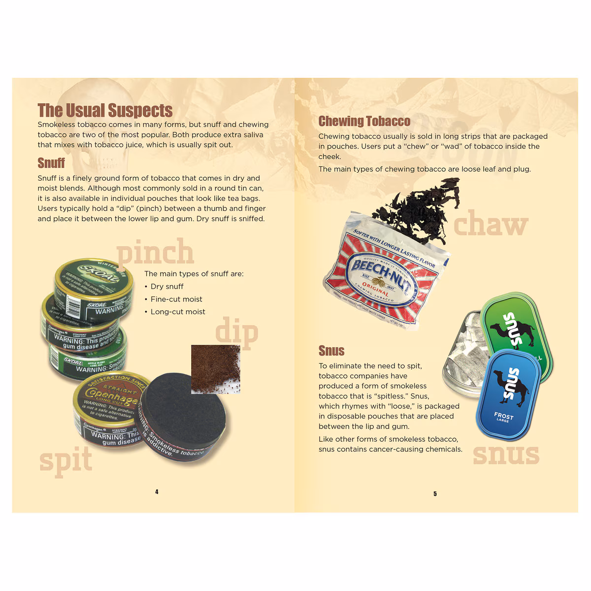 40014-Smokeless-Tobacco-Booklet Insides Smokeless Tobacco Booklet (English) - Image 2