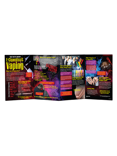 78876- WEB FILE The Facts About E-Cigarettes & Vaping Folding Display (4 Panel)