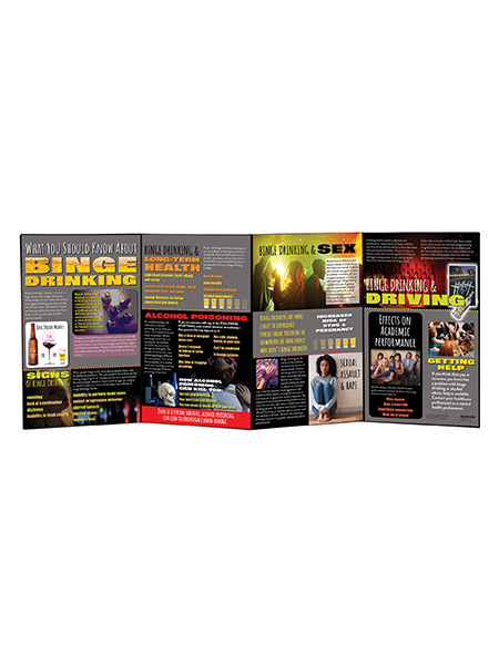 79021-WEB FILE What You Should Know About Binge Drinking Folding Display (4 Panel)