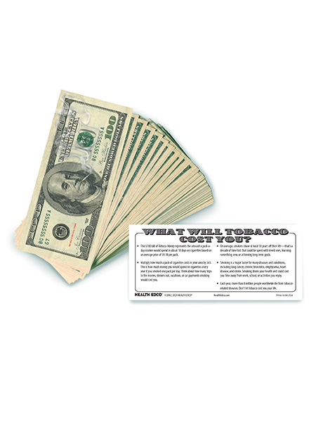 79106- WEB FILE Tobacco Money (Sets of 135 Each)