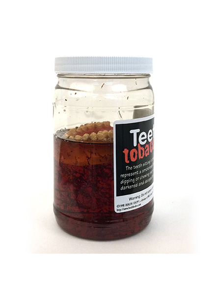 79123 WEB FILE Teeth In Tobacco Juice