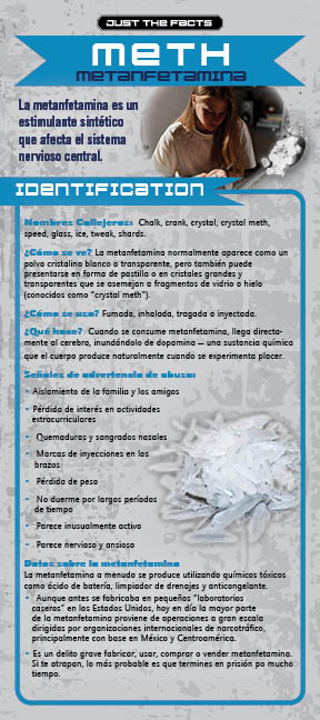 RACK-JTF-09S Meth UPDATED 2025 FRONT SPANISH Meth (Methamphetamine) Retractable Banner Package - Image 4