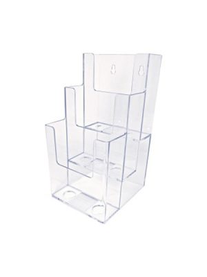 3 Slot Acrylic Brochure/Rack Card Holder