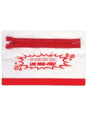 Be Your Own Hero. Live Drug-Free! Pencil Pouch
