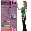 Psychedelics Retractable Banner w/Stand BAN SSDA 86 Psychedelics LADY 100x100