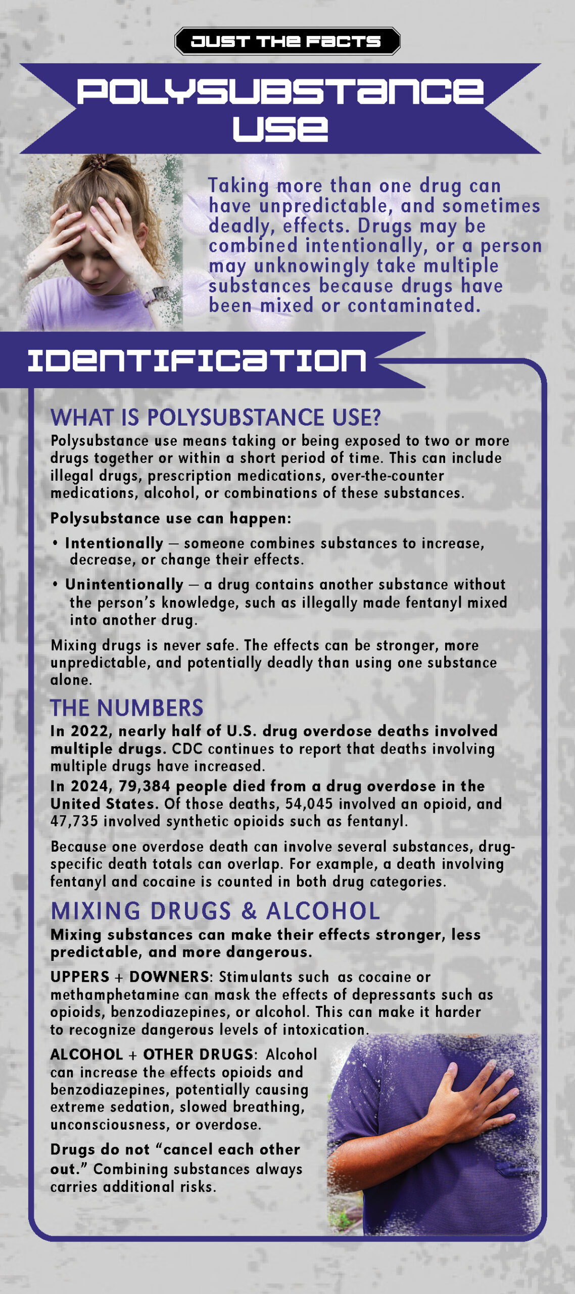 RACK-JTF-117 Polysubstance Use Just the Facts Rack Card: Polysubstance Use - Image 2