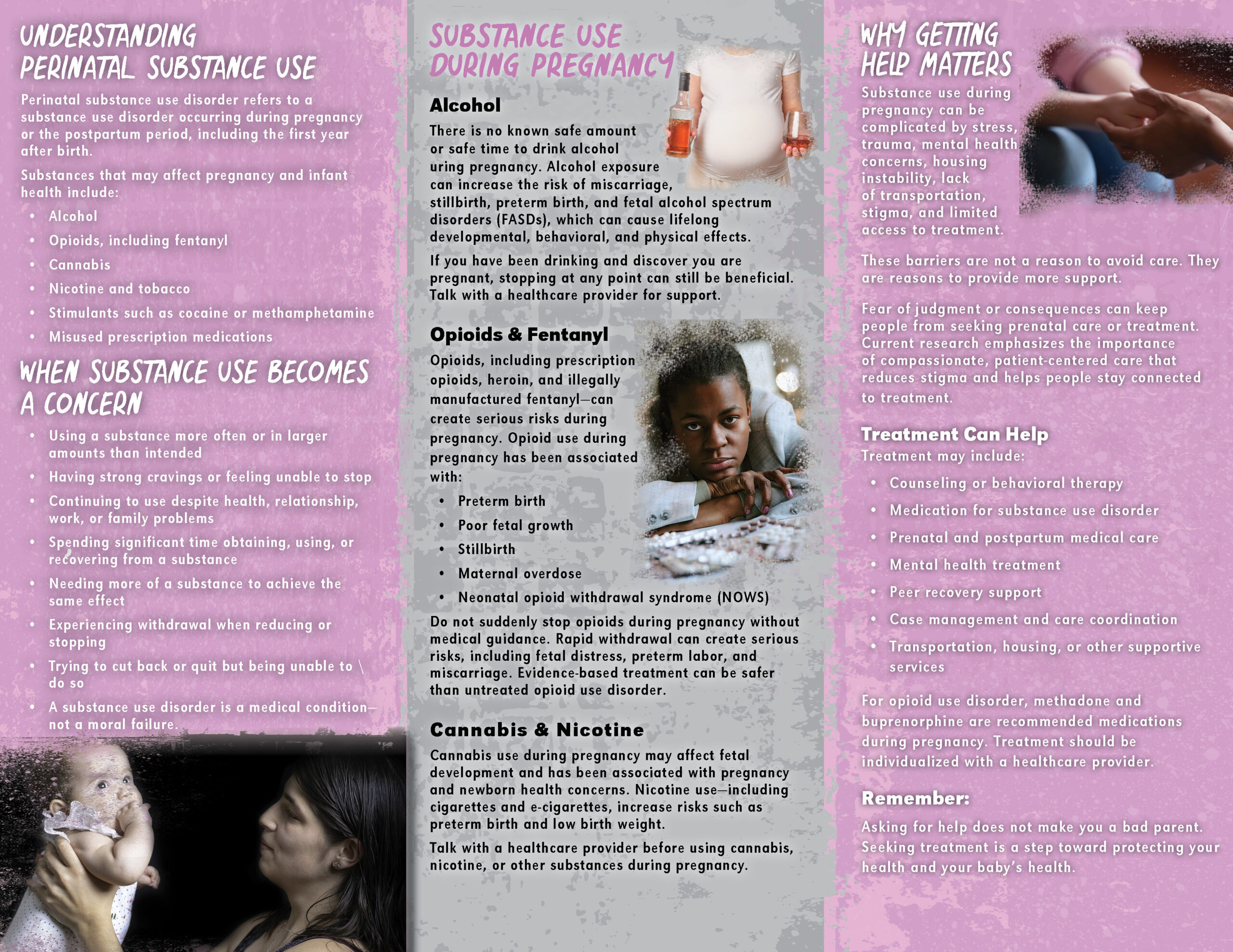 PAM-SSDA-87 Perinatal Substance Use Disorder2 Perinatal Substance Use Disorder Pamphlet - Image 2